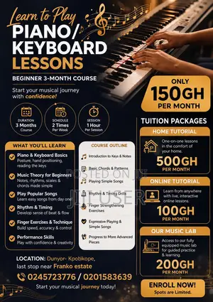 Do You Need a Keyboard/Piano Tutorial or Church