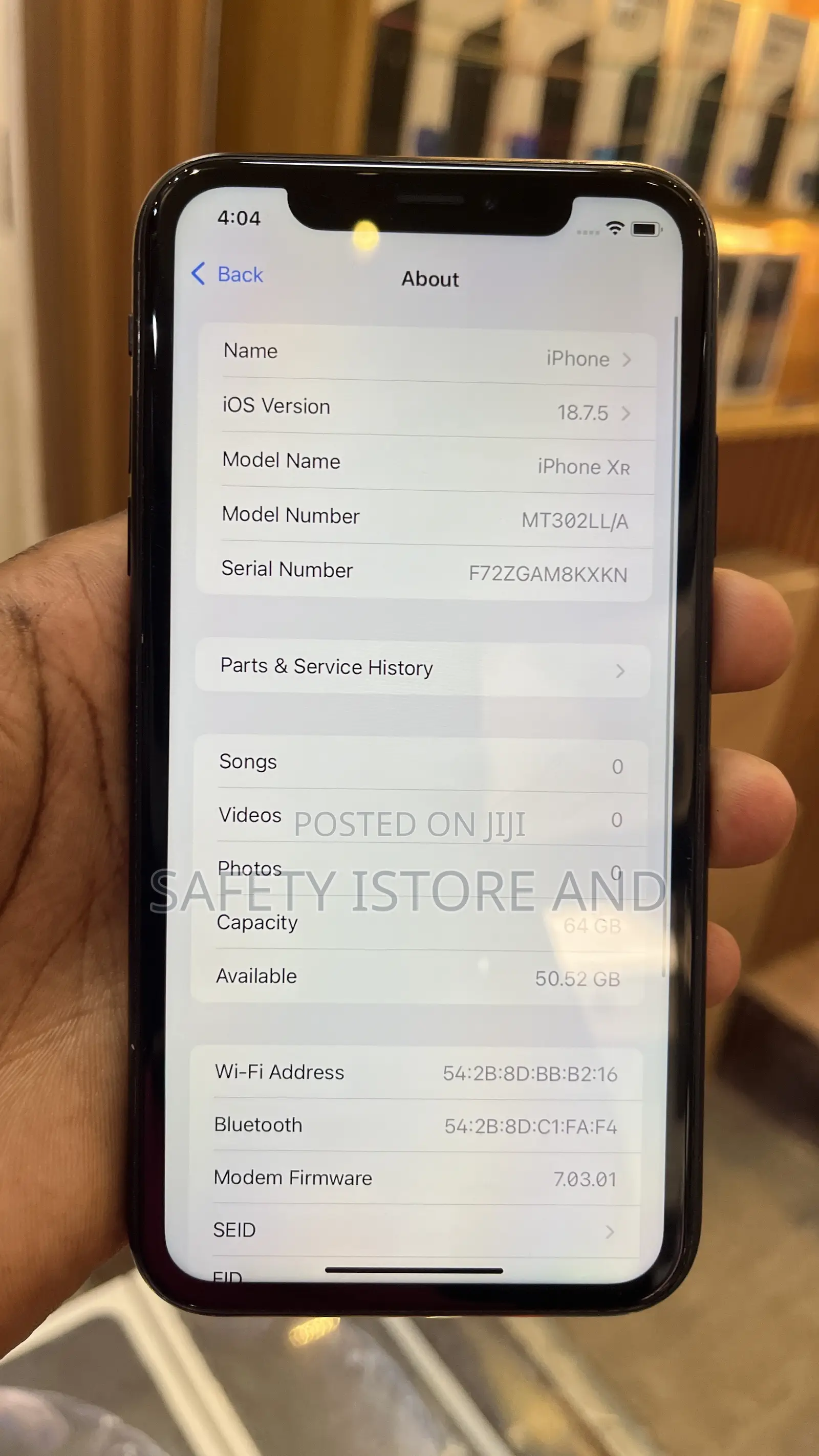 Apple iPhone XR 64 GB Black