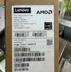 New Laptop Lenovo Yoga 7i 16GB AMD Ryzen 7 SSD 1T