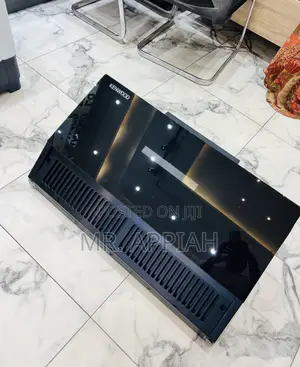 Tempered Glass Kenwood 90cm Mirror Finish Heat Extractor(Black) 