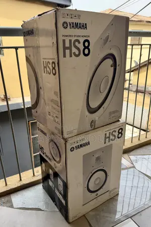Yamaha Hs8 8 Inches Powered Studio Monitors [White]