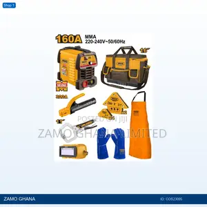 8 PCS Welding Machine 160a at 30% Tools Set - Cos23095