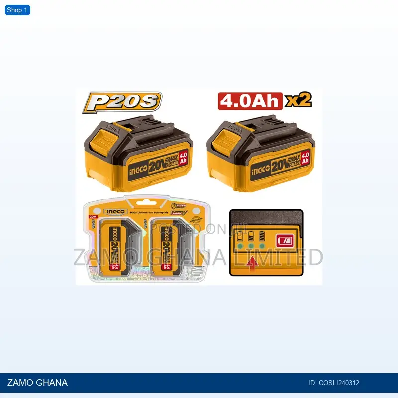 2 X Battery Kit 20v - Cosli240312