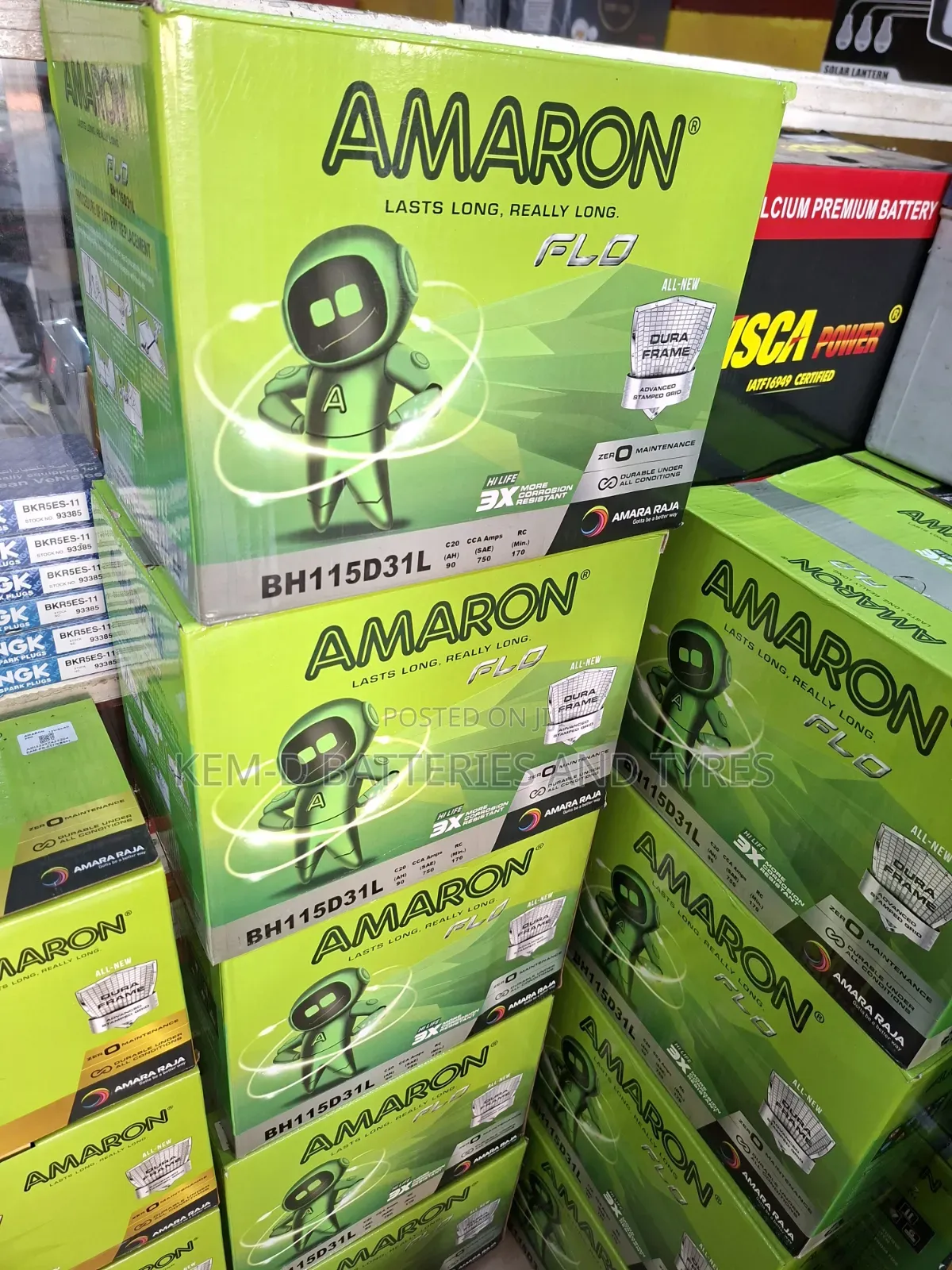 17 Plates Amaron Battery + Free Delivery + Warranty