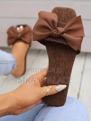 Female Cotton Linen Slippers