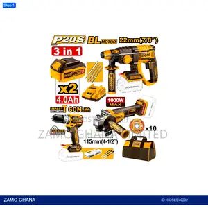 Cordless Combo Drill Hammer Grinder - Cosli240202