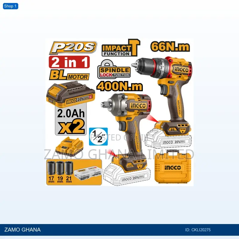 Cordless 2 PCS Combo - Ckli20275
