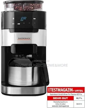 Gastroback Grind Brew Pro Thermo Coffee Machine