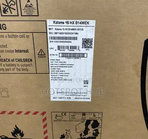 New Laptop MSI Katana 15 16GB Intel Core i7 SSD 512GB