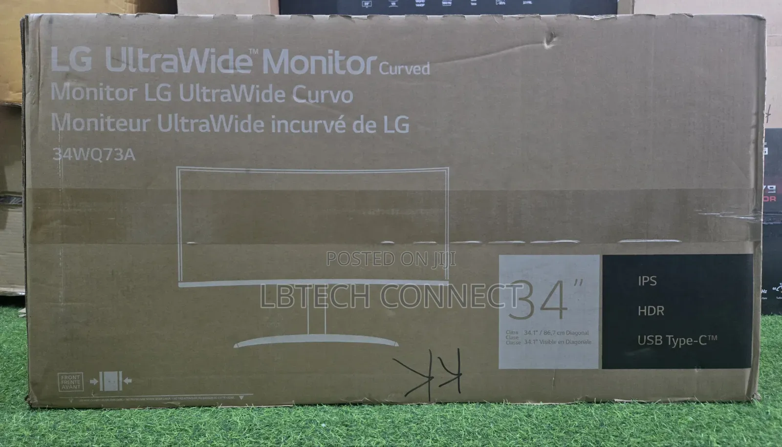 Lg Ultrawide QHD 34-Inch Computer Monitor 34wq73a-B