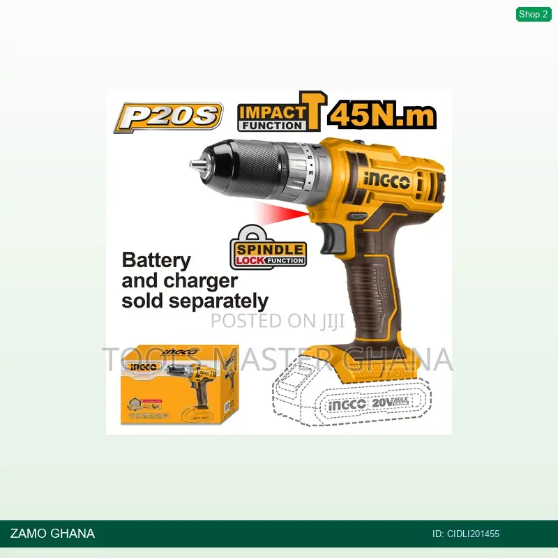 Cordless Impact Drill 20v - Cidli201455