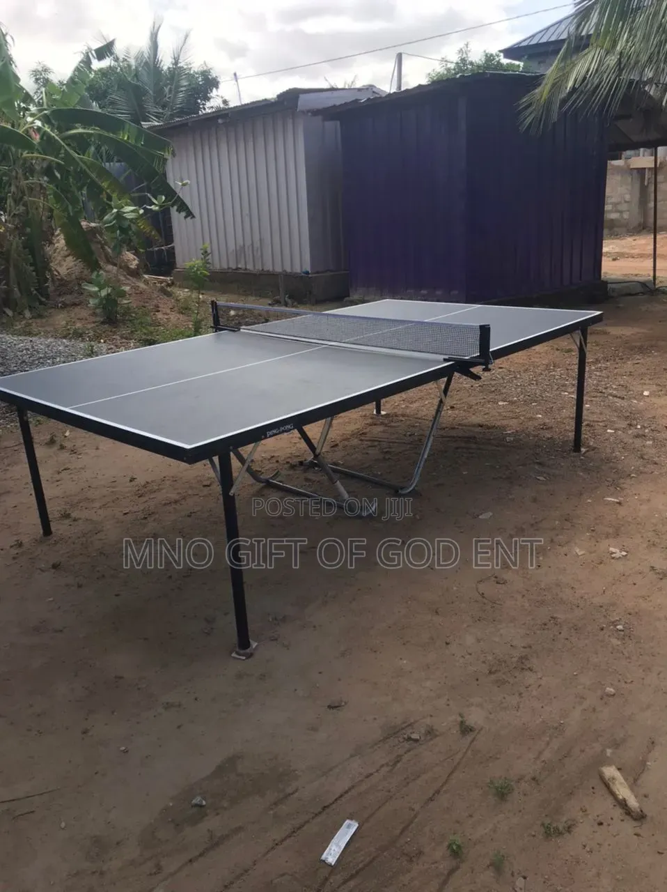 Knight Shot Lisbon Indoor Foldable Table Tennis -15 Mm Light Blue