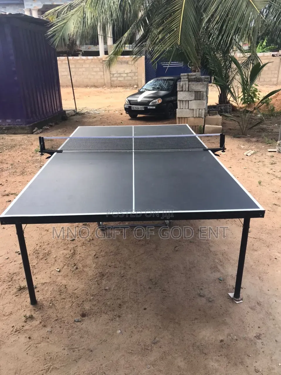 Knight Shot Lisbon Indoor Foldable Table Tennis -15 Mm Light Blue