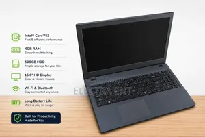 Laptop Acer 4GB Intel Core i3 HDD 500GB