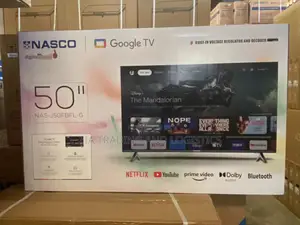 Nasco 50 Inches Led Flat Television Google Smart Television -