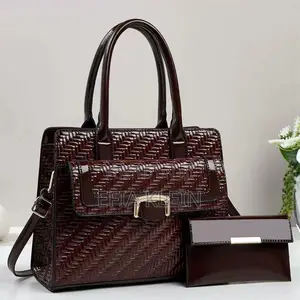 Burgundy Patent Luxe Set