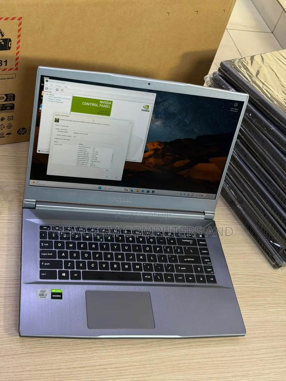 Laptop MSI WE63 8SI 16GB Intel Core i7 SSD 512GB