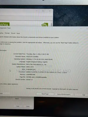 Laptop MSI WE63 8SI 16GB Intel Core i7 SSD 512GB