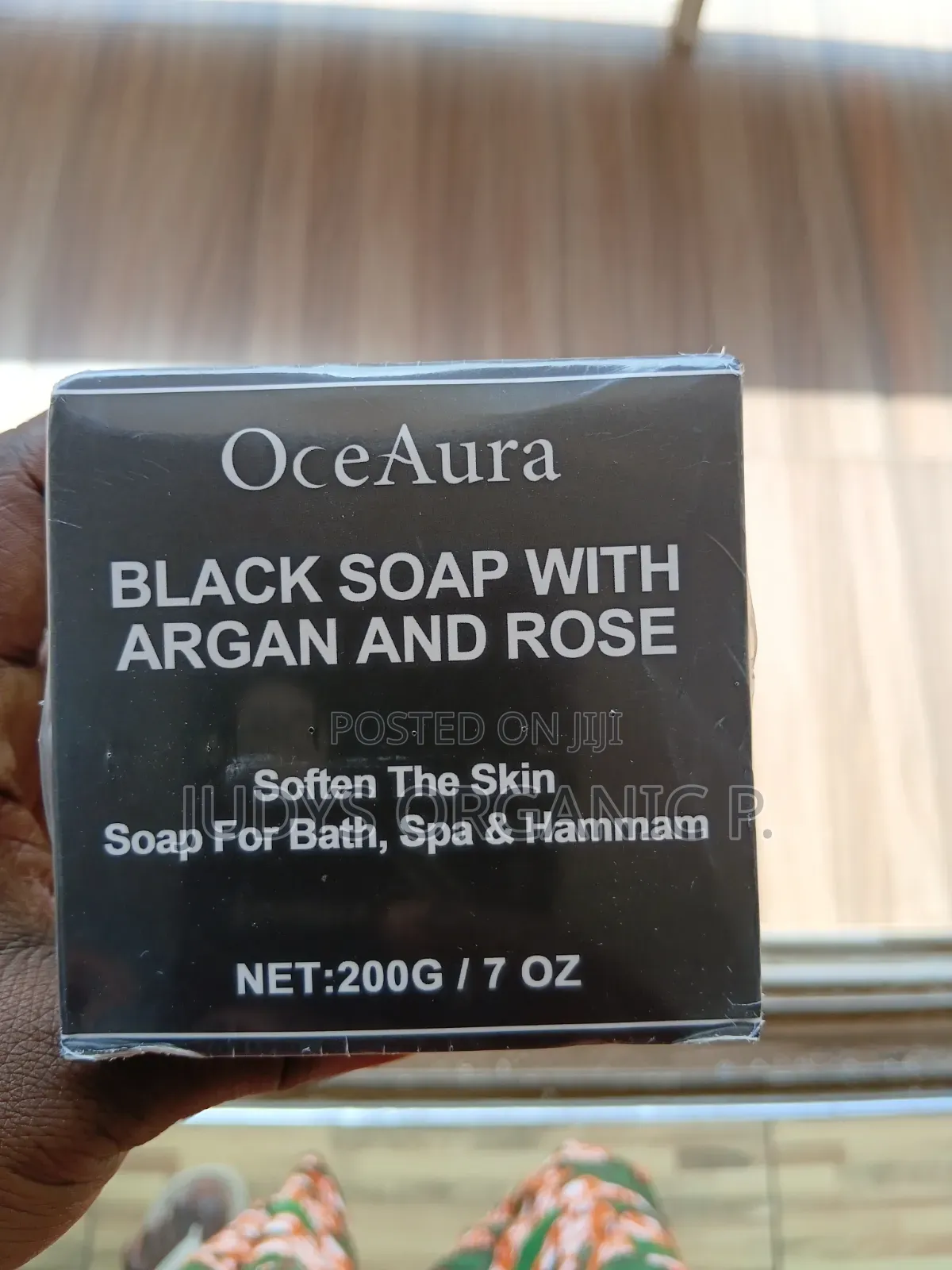 Black Soap With Argan And Rose