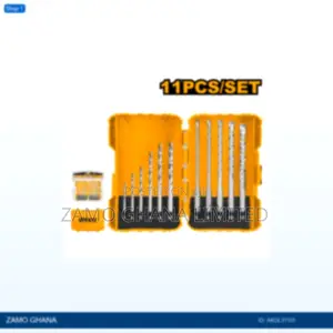 11pcs Masonry and Hammer Drill Bits Set - Akdl31101