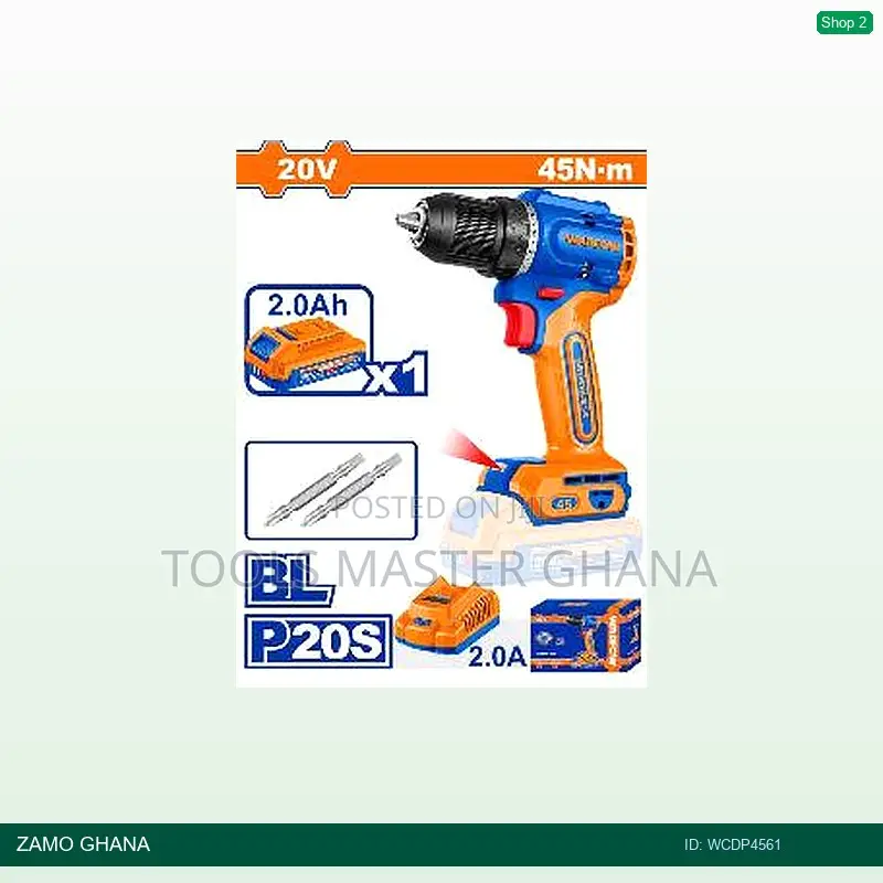Compact Brushless Cordless Drill - Wcdp4561