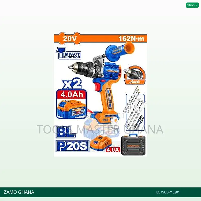Brushless Cordless Impact Drill - Wcdp16281