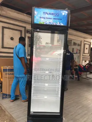 Nasco 358l Glass Door Fridge Maximum Visibility, Maximum Freshness