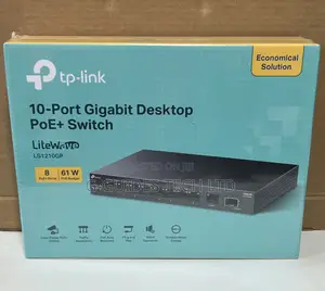 Tp-Link 10-Port Gigabit Desktop Poe+ Network Switch Litewave Ls1210gp