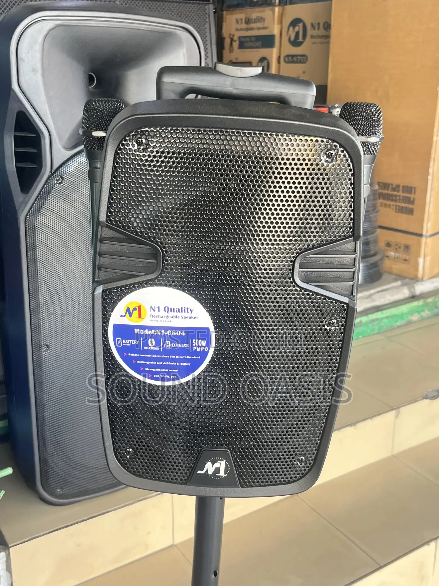 N1 Quality Rechargeable Bluetooth Speaker(8 Inches)