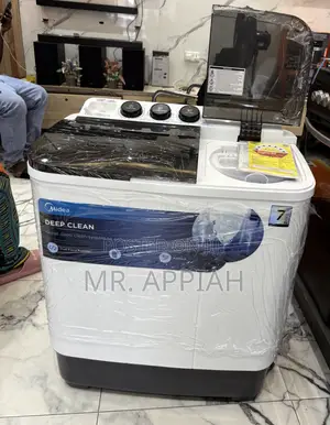 Efficient Midea 7kg Semi-Auto Washing Machine(Spin Dry) 