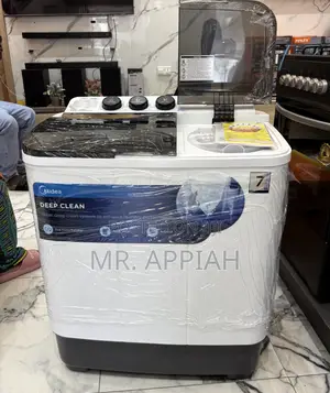Check Out Durable Midea 7kg Semi-Auto Washing Machine(White)