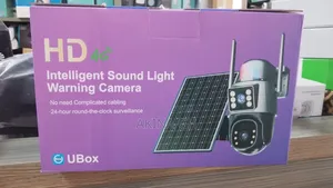 Ubox 4g Outdoor Smart PTZ Dual Lens Solar Camera