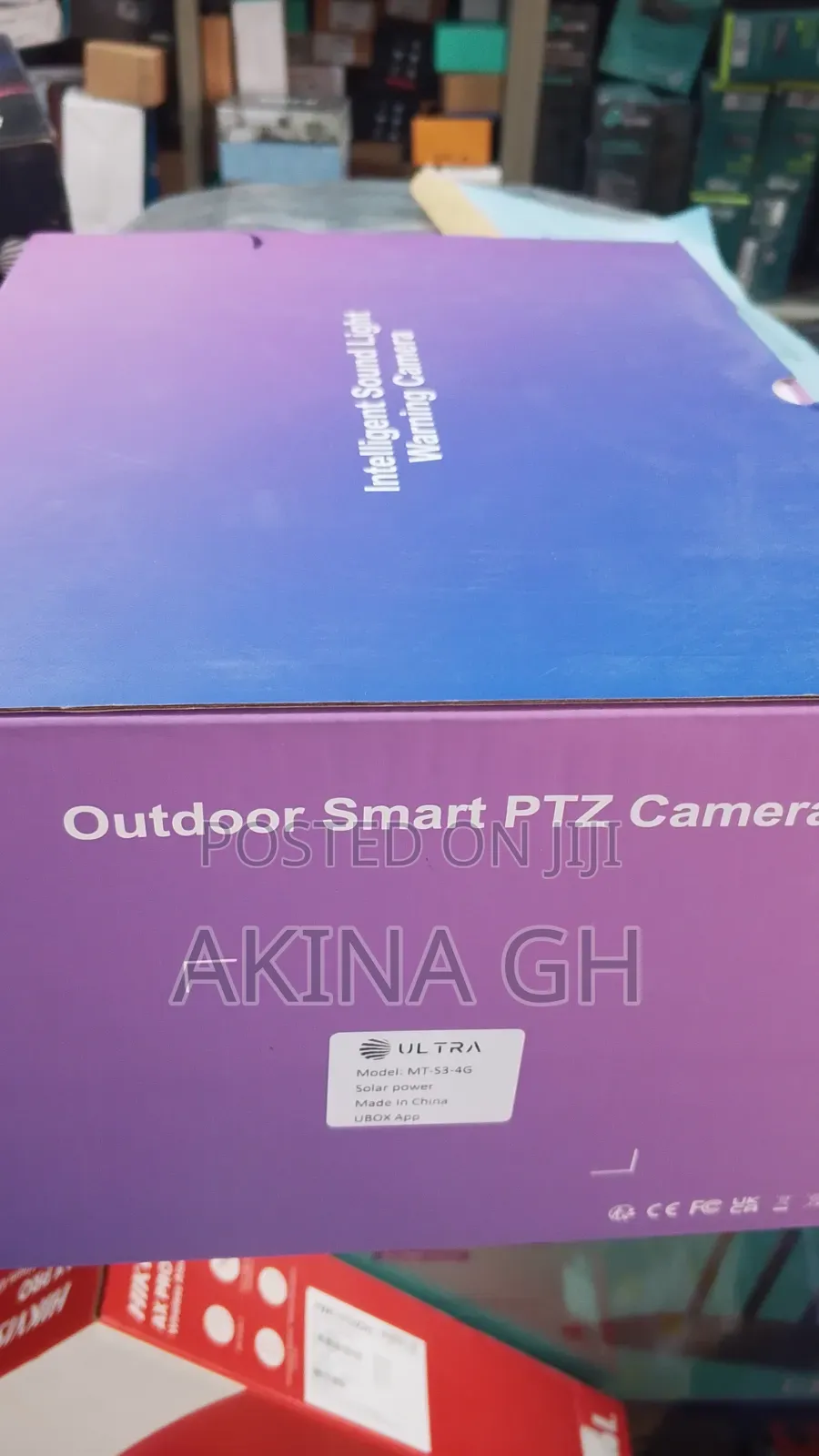 Ubox 4g Outdoor Smart PTZ Dual Lens Solar Camera