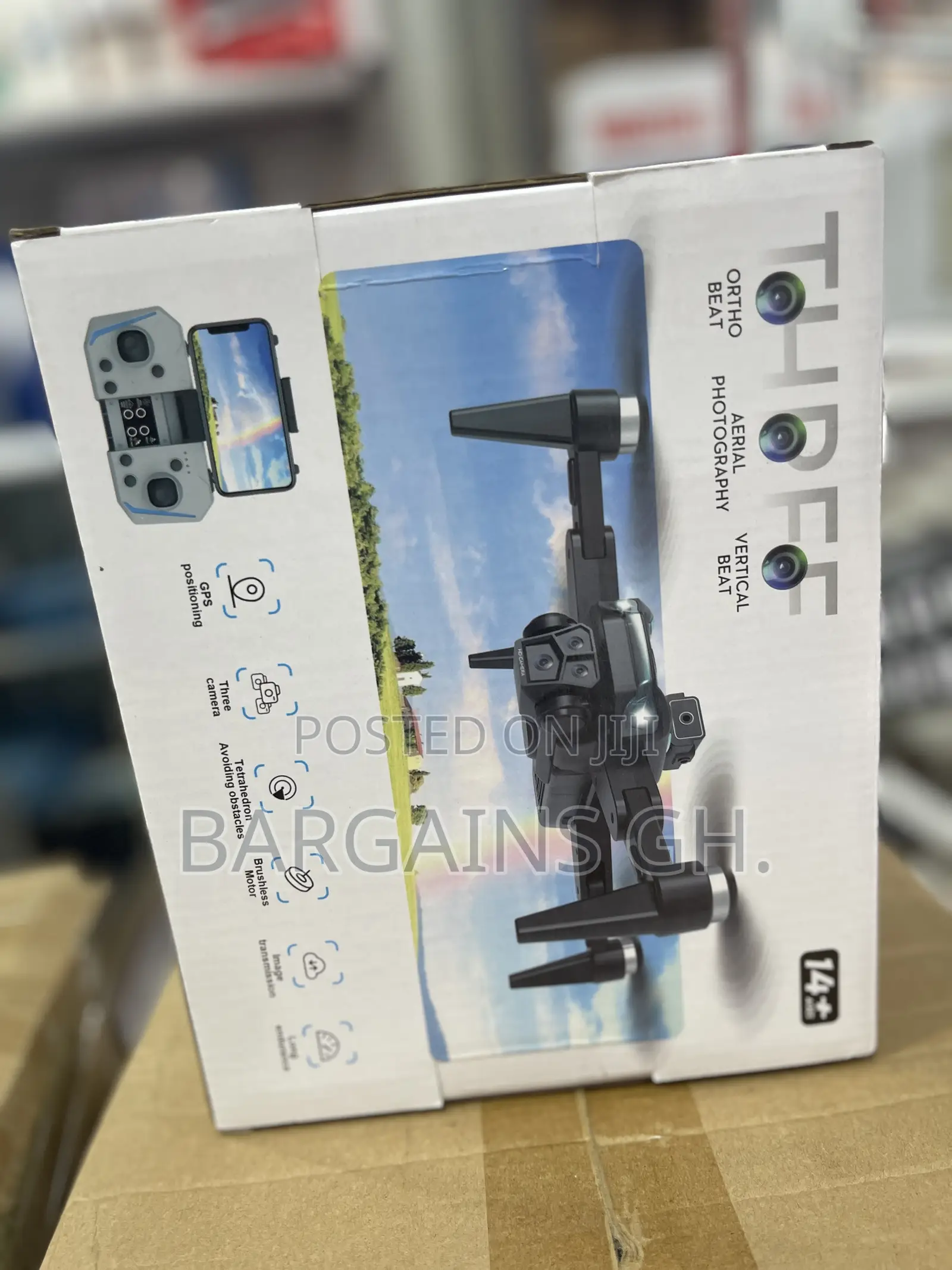 Three Max Triple Lens Hd Camera Drone With GPS