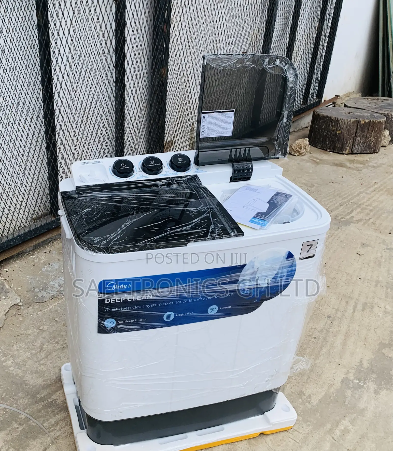 Check Out Midea 7.0kg Semi Auto Washing Machine Mf100w70/W-Gh
