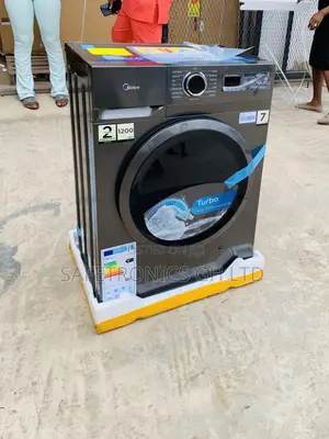 Accurate Grey Midea Washing Machine Front Load 7kg Full Automatic