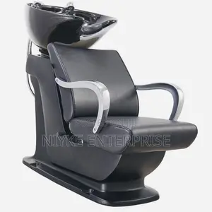 Luxury Salon Shampoo Chair Wash Station – Modern Reclining Hair Wash