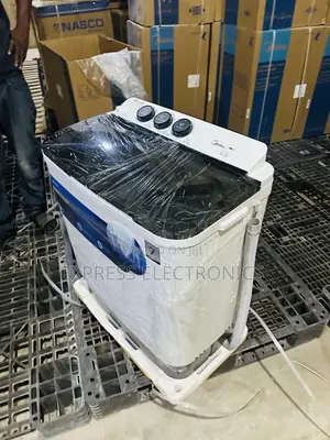 Available Now at Store Midea 7kg Topload Twintub White
