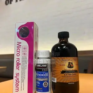 Hair Growth Combo (Kirkland, Derma Roller and Castor Oil Big)
