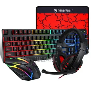 Usb 4in1 Gaming Keyboard and Mouse, Headphones and Mousepad