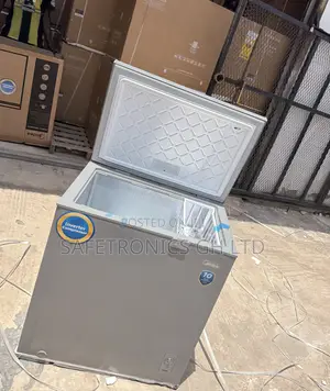 Lastest Fast Midea Chest Freezer Single Door 198l Silver