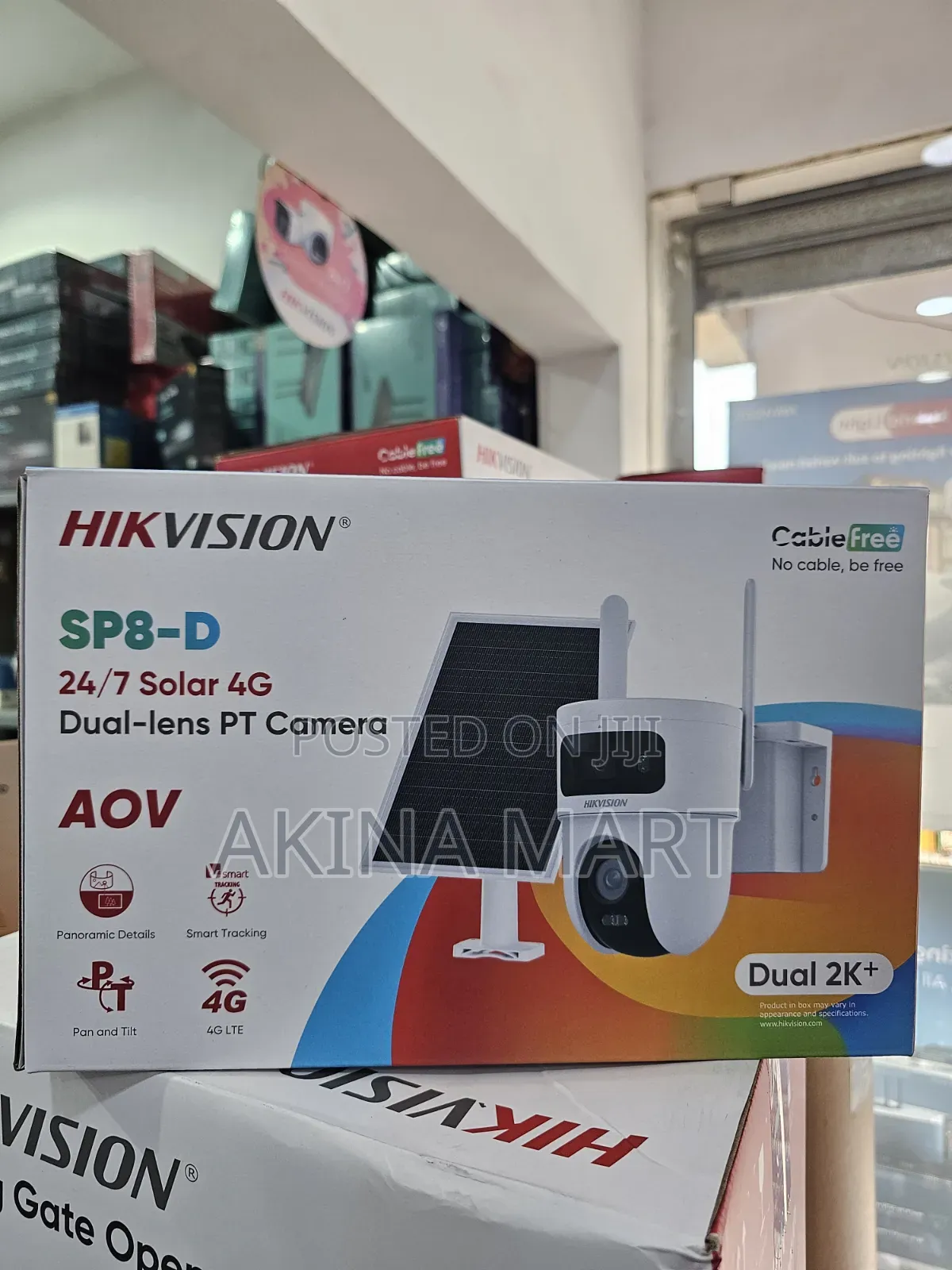 4g Hikvision Solar Dual Lens Camera Sp8-D