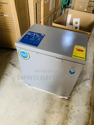 Durable Built Midea Chest Freezer 198l Single Door Grey