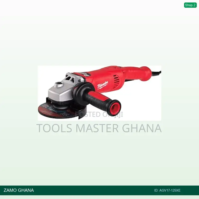 Angle Grinder 1750w 125mm 5 Inch Trigger Lock on Switch - Agv17-125xe