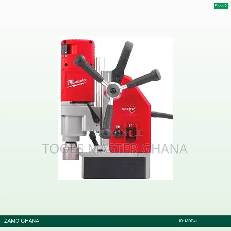 Magnetic Drill + Stand 1200w 41m 13m/Bit 2speed Autostop Perma - Mdp41