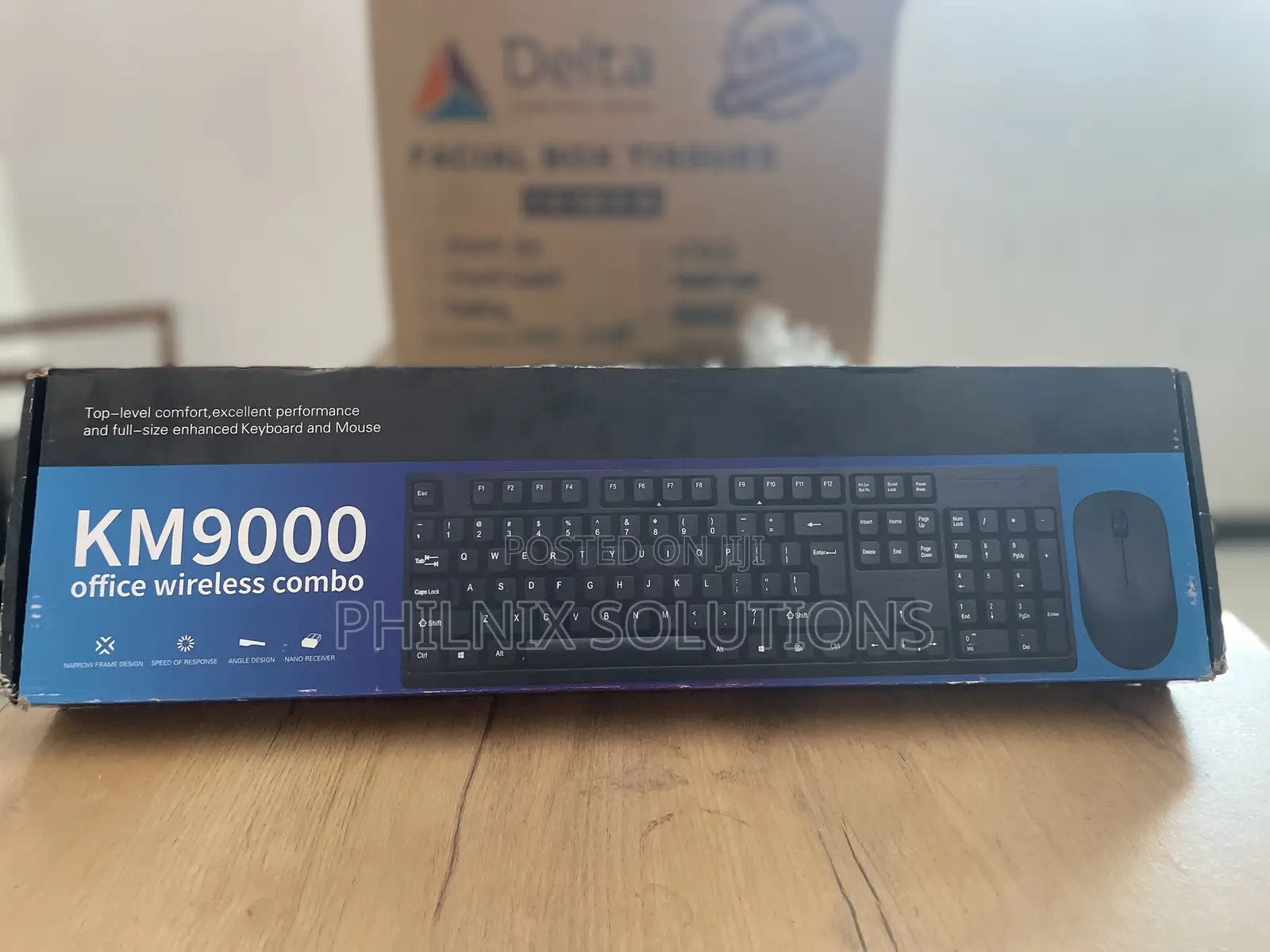 Km9000 Wireless Office Keyboard + Mouse Combo