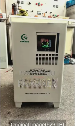 Dual-Winding Servo 20kva Voltage Stabilisers/Regulator. Output 230v.