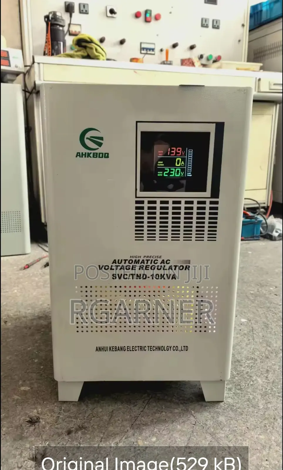 Dual-Winding Servo 20kva Voltage Stabilisers/Regulator. Output 230v.