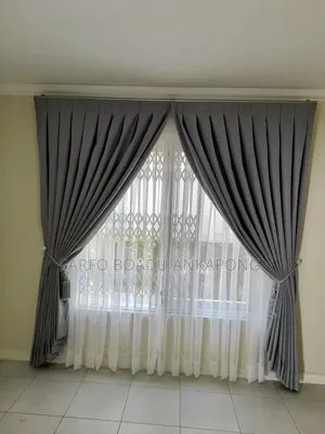 Grey Pleated Curtains Design Loyalty Decor
