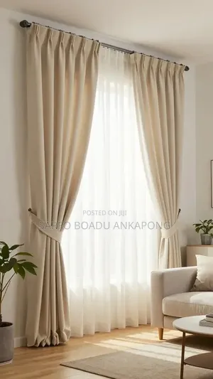 Creamy Colour Curtains